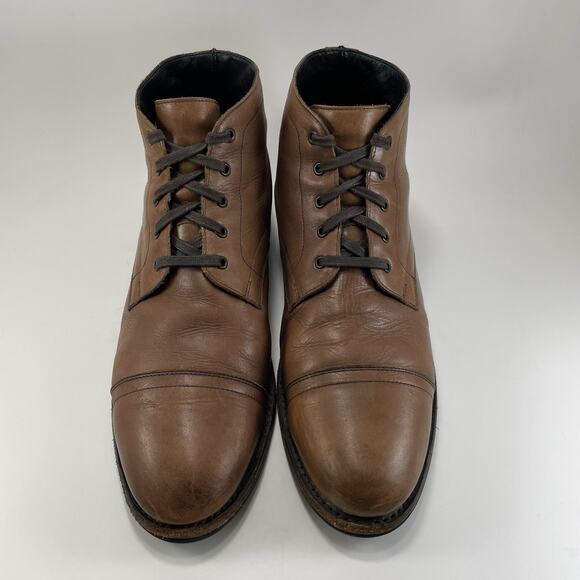 Thursday Boot Cadet Walnut Leather Lace Up Ankle Boots Mens Size 12.5 Brown main image 4
